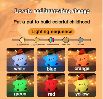 Little Squishy Silicone Night Light - STAR - Image 6