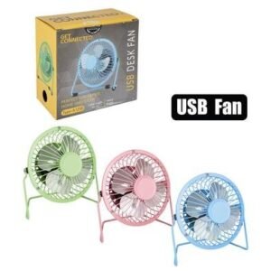 Usb mini desk fan 13,5cm diameter