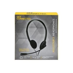 Headphones w/mic+1.2m cord
