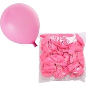 Balloons helium 1pc pink f-01