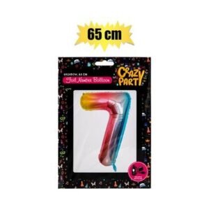 Balloons helium foil rainbow 7 65cm f-02