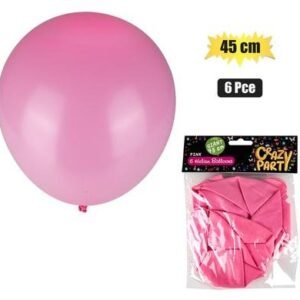 Balloons giant 6pc pink f-02