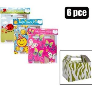 Party loot snack box 6pc asstd