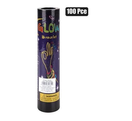 Glow sticks with connectors 100 piece