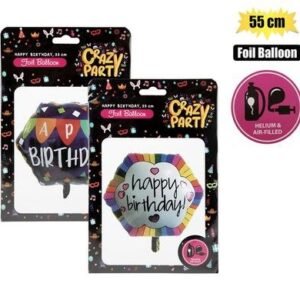 Balloon helium hexgn astd2 hbd 55cm f-02