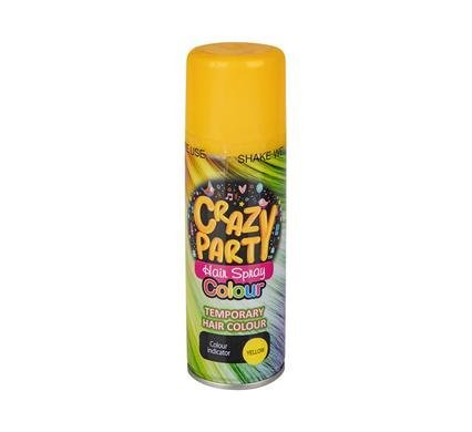 Party-spray hair yellow