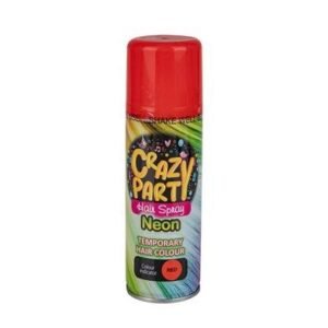 Party-spray hair neon red