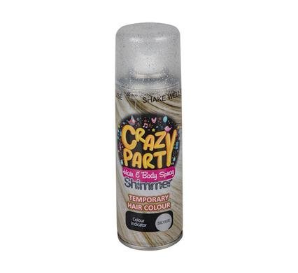 Party-spray glitter silver