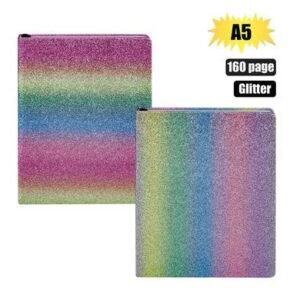 Novelty notebook glitter ombre 160pg a5