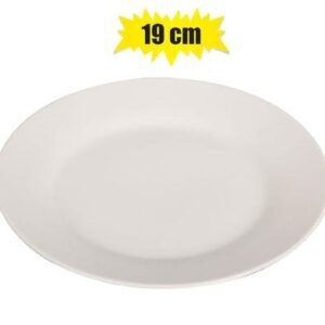 Whiteware side-plate 19cm