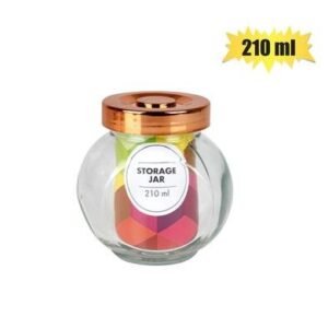 Storage-jar gls w/lid 200ml