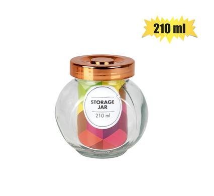 Storage-jar gls w/lid 200ml