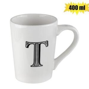 Mug daily tall letter t,400ml