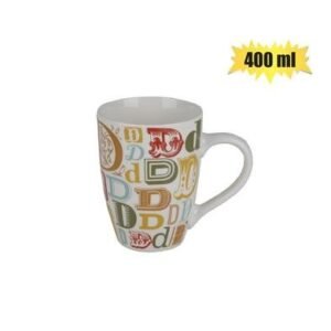 Mug daily tall letter d 400ml