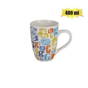 Mug daily tall letter g 400ml