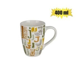 Mug daily tall letter j 400ml