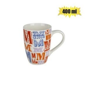 Mug daily tall letter m 400ml