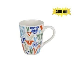 Mug daily tall letter v 400ml