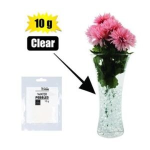 Pebbles water gems 10g clear colour