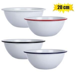 Mixing bowl enamel 20cm