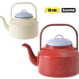 Tea kettle enamel 18cm