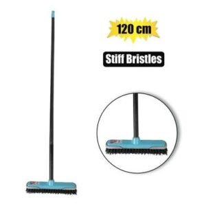 Broom stiff bristles 1.2m handle