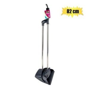 Dustpan 82cm hook handle & flat broom
