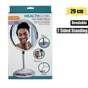 Mirror standing bendable 29cm, 2 sided