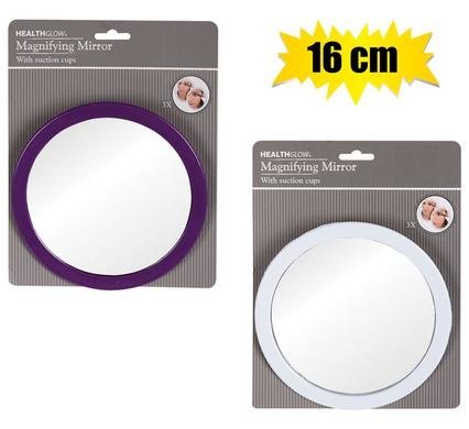 Mirror wall suction pl magnifying 16cm