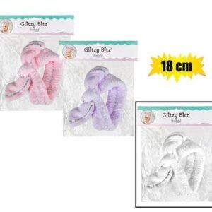 Hair band asstd pastel designs 18cm
