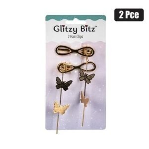 Hair clips fashion pins asstd 2pce