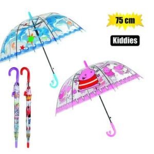 Umbrella kiddies 8-rib 4-asstd 75cm dia
