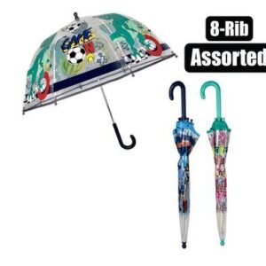 Umbrella kiddies 8-rib 4-asstd