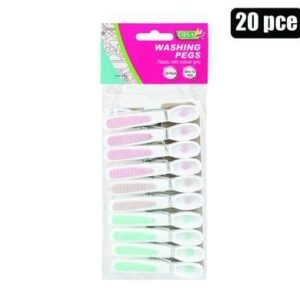 Washing pegs pl 83mm pack-20