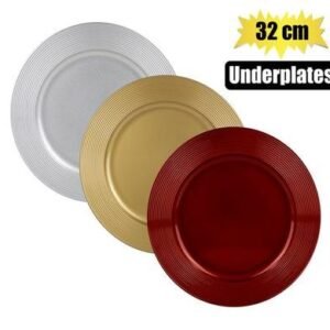 Underplates 32.5cm asstd col