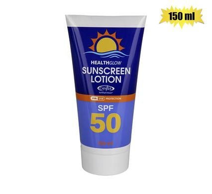 Sunscreen lotion spf50 150ml tube