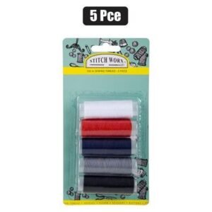 Haberdashery sewing thread 5 asstd 100m