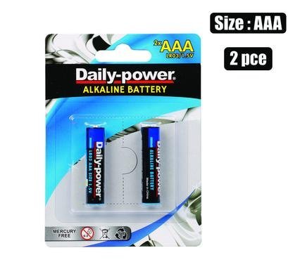Batteries alkaline size:aaa / lr03 2pce