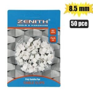 Cable-clips p/sadle flat 8.5mm 50x znth