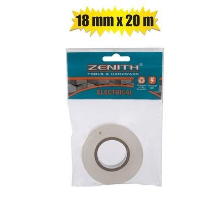 Ins-tape pl 18mmx20m white zenith