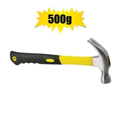 Hammer claw 500g f/glass handle