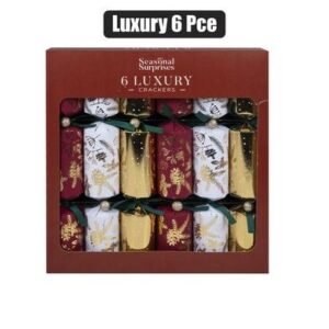 Xmas crackers luxury 6pc