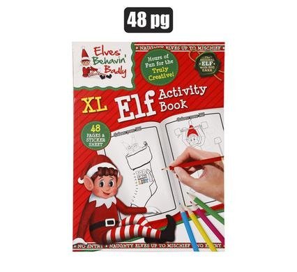 Xmas elf activity book 48pg