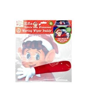Xmas elf waving wiper buddies