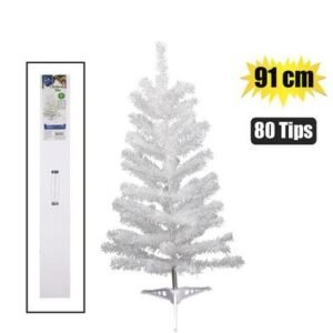 Xmas tree 91cm white (80 tips) premium