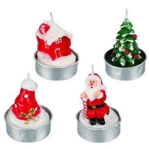 Xmas table decor candle