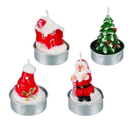 Xmas table decor candle