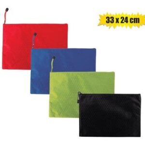 Pencil case/file pocket satin 33.5x24cm