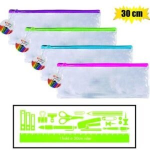 Pencil case clear 30cm