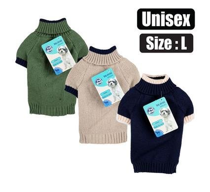 Pet dog shirt acrylic knit unisex large